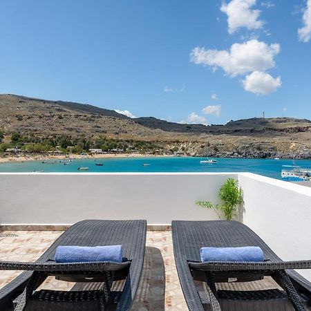 Avli Beach View Apartment Lindos  Luaran gambar