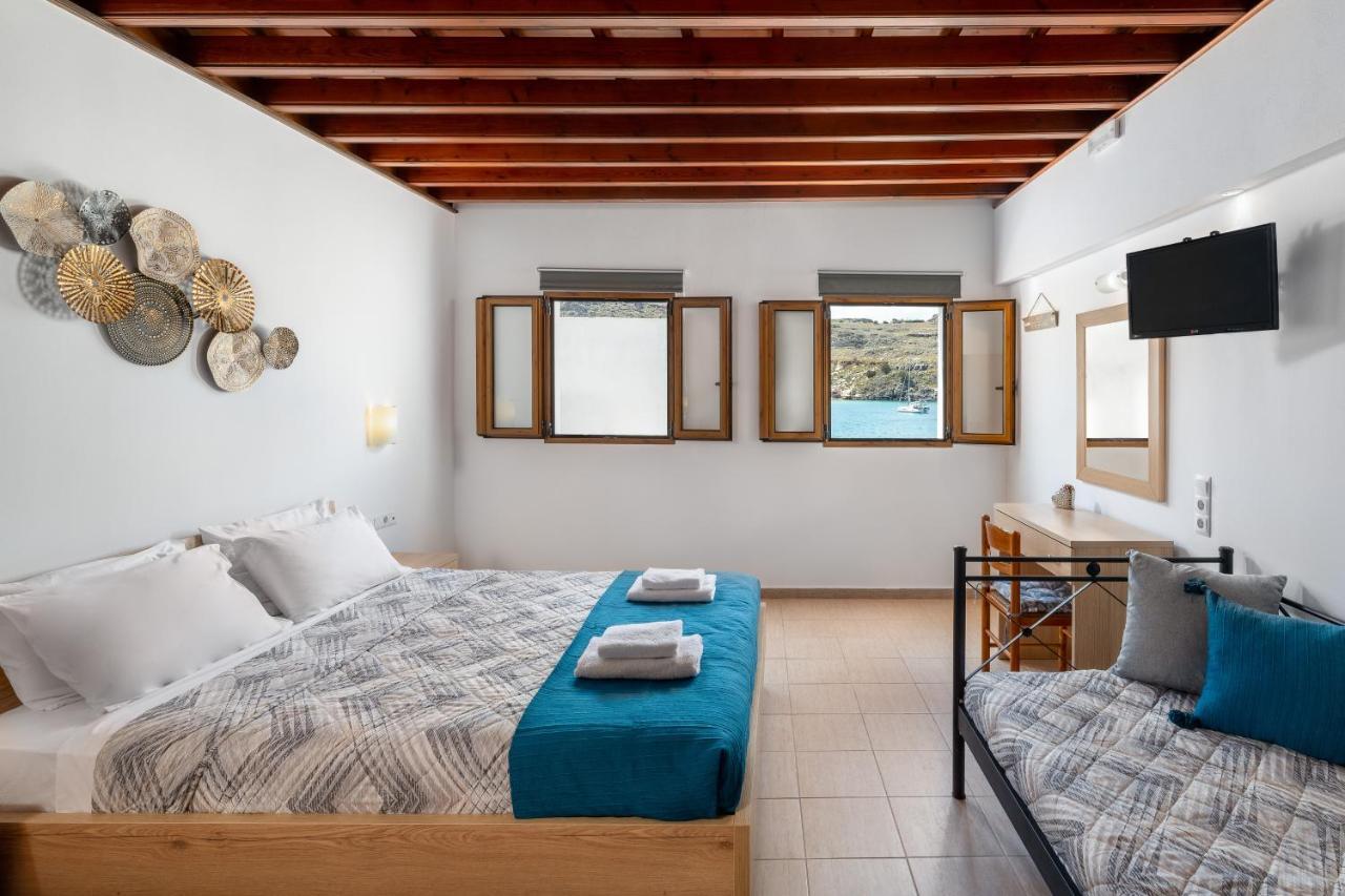 Avli Beach View Apartment Lindos  Luaran gambar