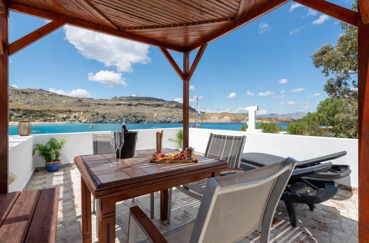 Avli Beach View Apartment Lindos  Luaran gambar